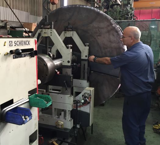 fan shaft dynamic balancing